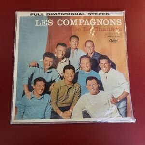 Les Compagnons De La Chanson Self Titled LP Vinyl Record Album Full Demensional
